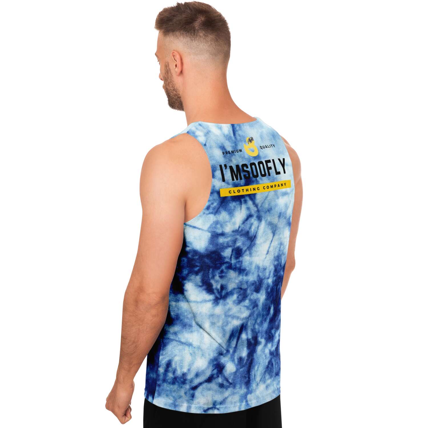 IMSOOFLY Blue Tie Dye