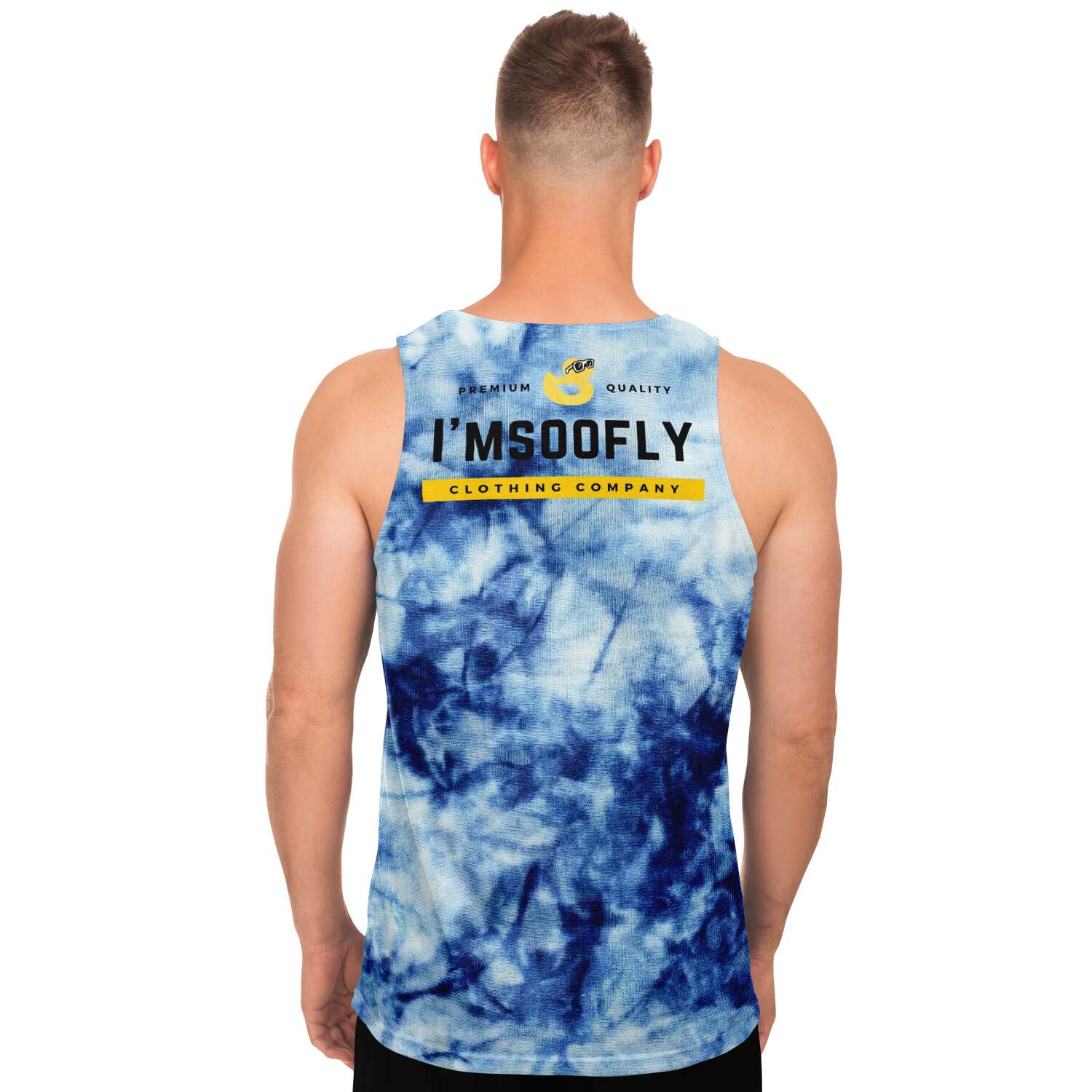 IMSOOFLY Blue Tie Dye